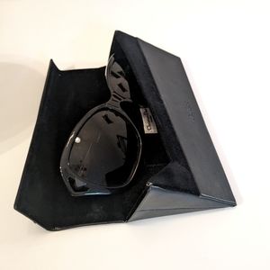 Dior Black Sunglasses and Case